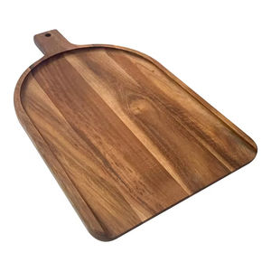 Planche en bois de mangue servant et coupant un plateau de service en bois avec poignée Accessoires de cuisine Planches réversibles adaptées aux couteaux - Product Image 5