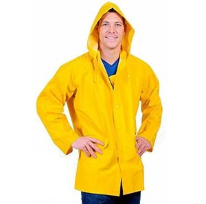 Vestes de pluie imperméables de couleur unie avec poches avant et manches longues Manteau de pluie respirant Prix de gros 2025 - Product Image 3