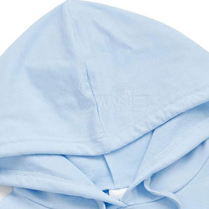 Diseño OEM personalizado de calidad superior estilo callejero Crop Top sudaderas con capucha lavado ácido hecho Crop Top sudaderas con capucha - Product Image 3