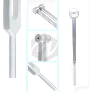 Ensemble d'activateur de diapason sensoriel en alliage d'aluminium Kit de thérapie 5 pièces C128, C256, C512, C1024, C2048 Sound Healing Vibrational - Product Image 5