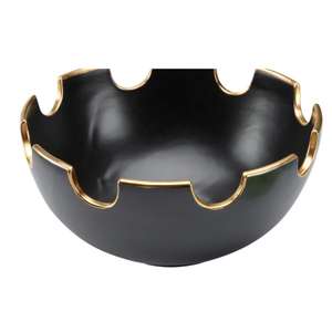 Cuencos de Metal de alta calidad para servir, mesa decorativa, vajilla, cuenco, fruta, ensalada, exhibición, estilo minimalista, cuencos florales - Product Image 3