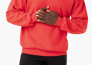 Sweat-shirt surdimensionné pour homme en molleton polyester/coton, personnalisé, écologique, avec impression sérigraphique vintage et effet délavé à l'acide - Product Image 4