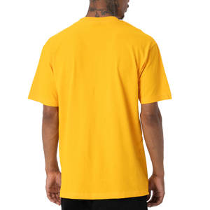 Camiseta amarilla de fábrica al por mayor, OEM ropa de hombre, ropa de calle personalizada, camiseta de Hip Hop, ropa de hombre, Camiseta de algodón - Product Image 2