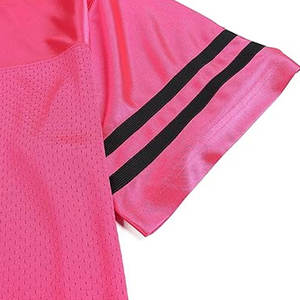 Camiseta de fútbol americano personalizada Unisex OEM de primera calidad, tela transpirable de talla grande para hombres y mujeres, ropa deportiva informal de verano, tallas para adultos - Product Image 5