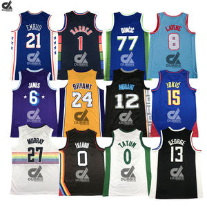 Maillots de basket-ball cousus pour hommes de haute qualité, vente en gros, style classique de joueur, 2024 - Product Image 3