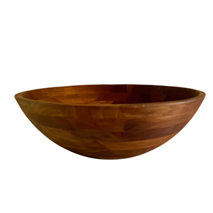 Cuenco de madera 100% Natural para fruta y ensalada, cuencos de madera gruesa hechos a mano para servir postre, restaurante en casa, precio barato - Product Image 1