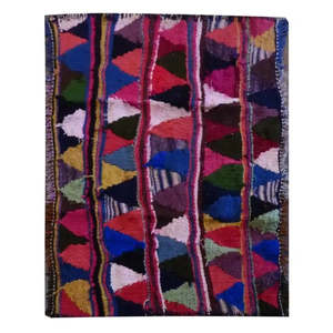 Un kilim Sanandaj authentique vintage noué à la main, unique en son genre, 3'6 x 2'7 - Product Image 1