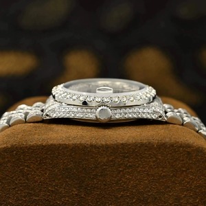 Montre Mossinate de luxe d'excellente qualité entièrement blanche avec mouvement à quartz pour hommes disponible au prix d'usine - Product Image 4