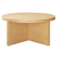 Table basse en bois de luxe pour la décoration de la maison Table basse ronde simple en bois massif de l'exportateur et du fabricant indiens