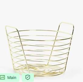 Cuenco geométrico moderno de metal negro, elegante pieza de almacenamiento decorativa, ideal para exhibición en el hogar o la oficina - Product Image 3