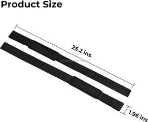 Correas de muñeca para levantamiento de pesas Algodón Tirón duro Correas de levantamiento de muñeca Empuñaduras Banda Acogedora Correas de levantamiento de algodón con muñeca acolchada - Product Image 2