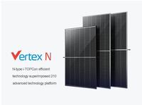 Kit de panneaux solaires Trina de haute qualité, bifaciaux, 695w 700w 710w 720w, type N, Topcon, monocristallins, en stock