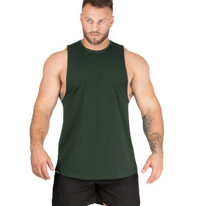 Offre Spéciale personnalisé Logo Gym Activewear hommes fuselés débardeurs Offre Spéciale entraînement Fitness vêtements de sport musculation été Stringers - Product Image 1