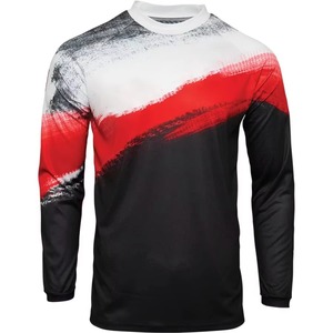 Maillot de moto à manches longues avec impression par sublimation, anti-transpiration, séchage rapide, pour adulte - Product Image 6