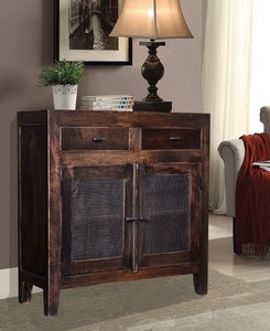 Modern Porter Mango Wood Cabinet Versatile <b>Home</b> Furniture <b>for</b> Bedroom <b>Home</b> <b>Bar</b> Living Room Villa Farmhouse - Product Image 1
