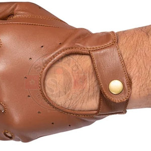 Gants de conduite en cuir de qualité supérieure pour hommes, gants de conduite en cuir de qualité supérieure - Product Image 5