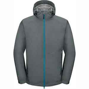 Veste légère imperméable multi-poches en nylon tricoté à capuche avec garniture en fourrure de mouton, décontractée et élégante pour homme, de haute qualité - Product Image 1