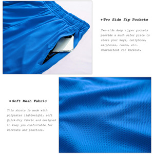 Personalizado apliques parches bordados deporte Casual hombres Streetwear pantalones cortos para hombres baloncesto pantalones cortos para correr para hombres - Product Image 4