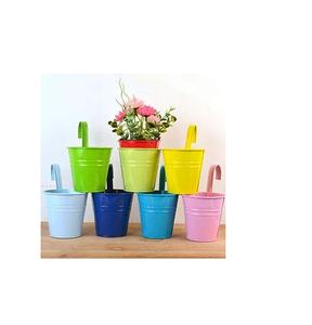 Maceta de metal para plantas, maceta de hierro para interiores y exteriores, Soporte redondo de metal para decoración del hogar para pulido a mano - Product Image 6