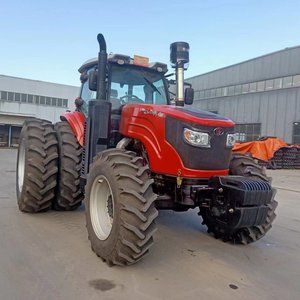 Pompe moteur tracteur agricole 70HP 12 + 12 changement de vitesse cabine élévatrice hydraulique climatisation pneus larges pour ferme longue heure haute - Product Image 3