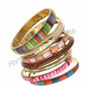 Pulsera de moda de hueso de latón antiguo de alta calidad, joyería de mano para mujer chapada en oro para fiestas, precio directo de fábrica - Product Image 2