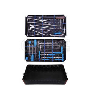 Juego de cirugía de columna vertebral de acero inoxidable con portaagujas para uso médico y hospitalario Juego de cirugía de columna vertebral Premium - Product Image 4