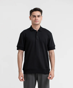 เสื้อโปโลผ้าฝ้ายผู้ชาย Pima combed, สำหรับผู้ชายเสื้อโปโลแบบพรีเมี่ยมสำหรับผู้ชาย - Product Image 2