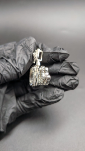 Colgante de Lujo con Incrustaciones de Moissanita VVS, Plata de Ley 925, Bañado en Rodio, Brillante, para Uso Unisex en Fiestas - Product Image 5