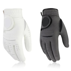 Nouveauté 2025 Gants de golf en cuir Cabretta fabriqués sur mesure Respirants Gants de sport à doigts complets pour hommes et femmes Service OEM - Product Image 1