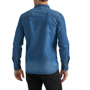 Chemise en jean pour homme, style le plus récent, tissu confortable à séchage rapide, chemise en jean pour homme, vente en ligne, chemises pour hommes, approvisionnement direct d'usine - Product Image 2