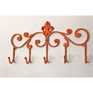 Vintage Wrought Iron Metal Wall <b>Hooks</b> Black Coated Eco-Friendly Adjustable for Home Living Room Bathroom Decorations Clothing - Product Image 4