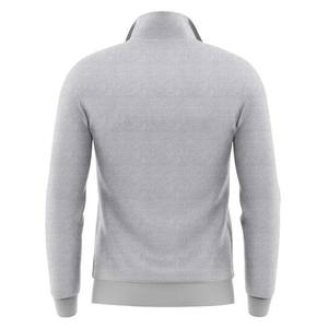 Contraste de couleur gris chiné et rouge avec motif rayé OEM Logo personnalisé Sportswear Activewear Ensembles deux pièces Survêtements Adultes - Product Image 3