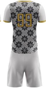 Uniforme de Fútbol Transpirable para Hombre, Personalizable, Manga Corta, Opción de Logotipo Frontal, 100% Poliéster, Antibacteriano, Calidad Premium - Product Image 3