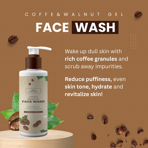 Nettoyant Visage au Gel Café & Noix - Blanchissant, Nettoyage en Profondeur, Réduit les Gonflements, Fini Mat, Pour Tous Types de Peau, OEM - Product Image 1