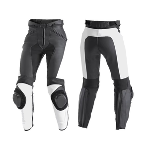 Pantalon en cuir sur mesure pour les sports de plein air, vêtements de course confortables pour l'hiver, pour adultes occidentaux, pantalon de course automobile et de moto - Product Image 2