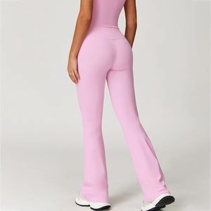 Mallas de Yoga de cintura alta sin costuras para mujer, pantalones de gimnasio elásticos, ropa de Fitness suave y transpirable con Control de barriga - Product Image 2