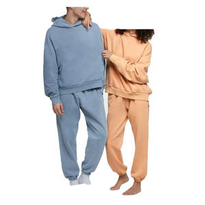 Sudadera con capucha de gran tamaño para hombre de algodón 100%, sudaderas básicas con estampado personalizado con bolsillo de canguro en relieve Puff Technics de longitud larga - Product Image 6