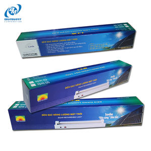 Caja de embalaje de luz Solar recargable, Cartón corrugado con impresión CMYK y laminación brillante, paquete de tamaño completo - Product Image 1