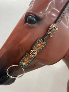 Ensemble de harnais de cheval occidental de qualité supérieure avec collier de tête en cuir pour l'équitation Équipement d'équitation Accessoires - Product Image 5