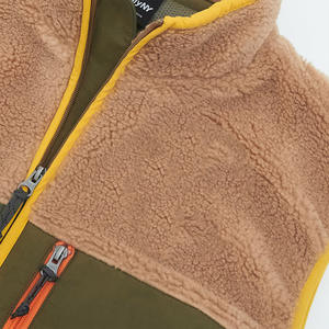 Fabricante OEM, Chaleco de lana polar, Chaleco de moda informal para hombre, chaleco con etiquetas de logotipo de diseño personalizado con chalecos de lana de bajo precio - Product Image 5