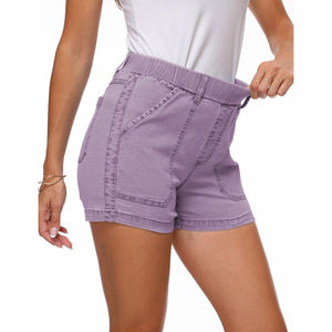 กางเกงขาสั้นผ้าชิโนสำหรับผู้หญิงสไตล์สุดเพอร์เฟกต์กางเกงขาสั้นผ้าชิโนสำหรับใส่ลำลองคุณภาพสูง - Product Image 3