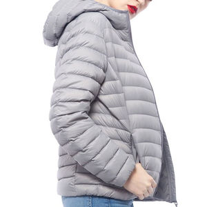 Wholesale Best Quality High Street Style <b>Women</b> Knitted Nylon Polyester Puffer <b>Jacket</b> Zipper Front Reversible Hot Selling Winter - Product Image 3