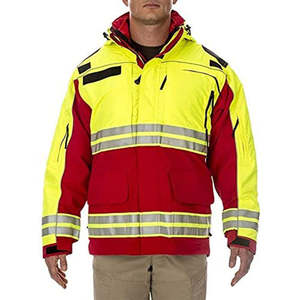 OEM Winter Hoodie Hi-Vis Safety Jacket Reflective Waterproof LED Flash Customizable Polyester Work Safety Winter Work <b>Protective</b> - Product Image 1