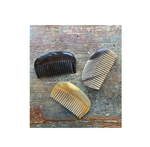 Peigne en corne de buffle à la mode et peigne en corne de vache cheveux naturels écologiques de petite taille au meilleur prix vente chaude - Product Image 2