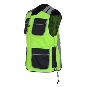 Custom Fashion Adult High Visibility Reflective Breathable Heat Transfer Printed Polyester Traffic Riding Safety Security Jacket - Product Image 1