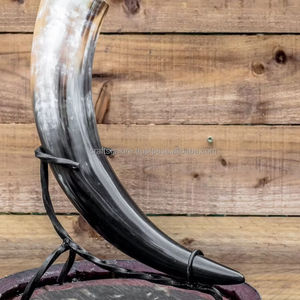 Cuerno para Beber de Ágata Vikinga 100% Natural Pulido Ecológico Apto para Alimentos Decoración del Hogar con Diseño Animal para Navidad Mejor Precio India - Product Image 2