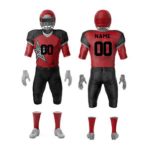 ODM hommes haute qualité séchage rapide respirant 100% polyester uniforme de football américain pour adultes équipe faite par Isha industrie - Product Image 4