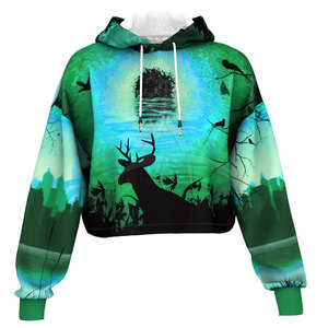 Sudaderas con Capucha Personalizadas para Mujer, Estilo Casual de Invierno, Sublimadas, con Logotipo Frontal, Tejido Ecológico Transpirable de Algodón y Poliéster - Product Image 4