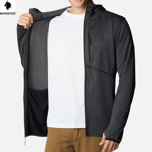 เสื้อมีฮู้ดแบบซิปรูดวินเทจของผู้ชายเสื้อผ้าแนวสตรีทพร้อมพัฟพลอยเทียม100% เสื้อผ้าฤดูหนาวผลิตตามสั่ง - Product Image 3