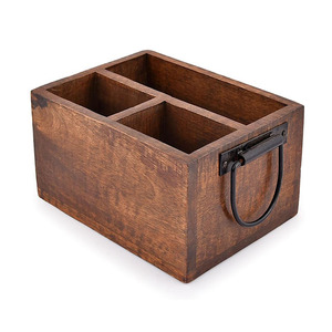 Wood <b>Tool</b> Box Large <b>Tool</b> Caddy <b>Tool</b> Carrier <b>Garden</b> Primitive Handled Rustic <b>Storage</b> Box Farmhouse - Product Image 6